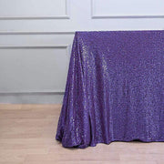 90x132" Sequined Rectangular Tablecloth