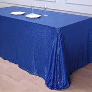 90x132" Sequined Rectangular Tablecloth