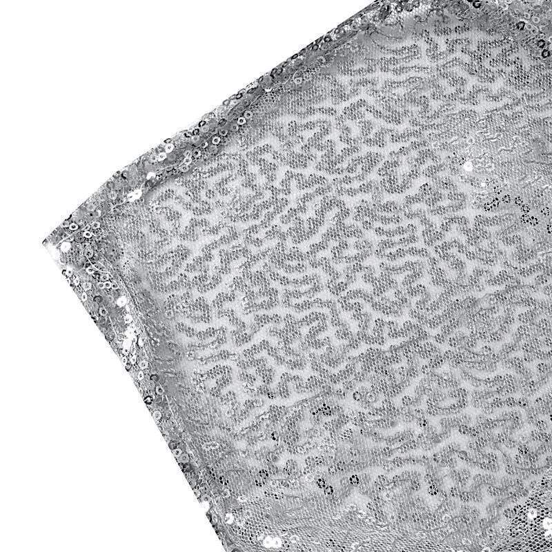 90x132" Sequined Rectangular Tablecloth