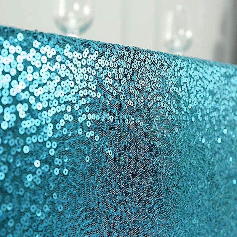 90x132" Sequined Rectangular Tablecloth