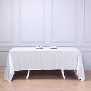 90x132" Sequined Rectangular Tablecloth