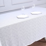 90x132" Sequined Rectangular Tablecloth