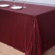90x132" Sequined Rectangular Tablecloth