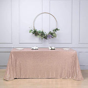 90x132" Sequined Rectangular Tablecloth