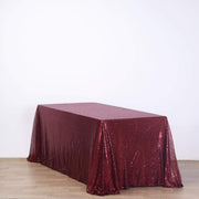 90x132" Sequined Rectangular Tablecloth