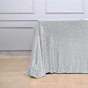 90x132" Sequined Rectangular Tablecloth