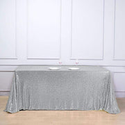 90x132" Sequined Rectangular Tablecloth