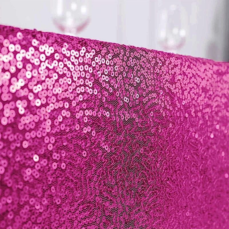 90x132" Sequined Rectangular Tablecloth