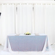 90x132" Sequined Rectangular Tablecloth