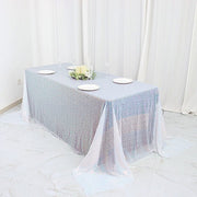 90x132" Sequined Rectangular Tablecloth