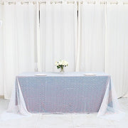 90x132" Sequined Rectangular Tablecloth