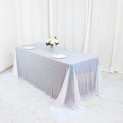 90x132" Sequined Rectangular Tablecloth