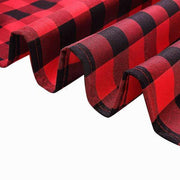 90x156" Checkered Gingham Polyester Tablecloth