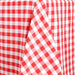 90x156" Checkered Gingham Polyester Tablecloth - Red and White TAB_CHK90156_RED