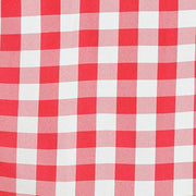 90x156" Checkered Gingham Polyester Tablecloth