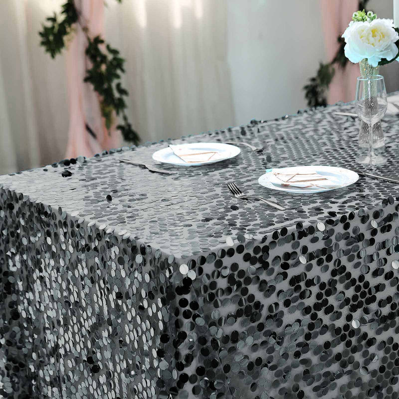 90x156" Large Payette Sequin Rectangular Tablecloth