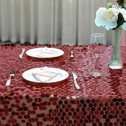 90x156" Large Payette Sequin Rectangular Tablecloth