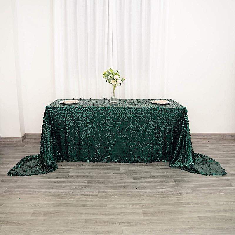 90x156" Large Payette Sequin Rectangular Tablecloth