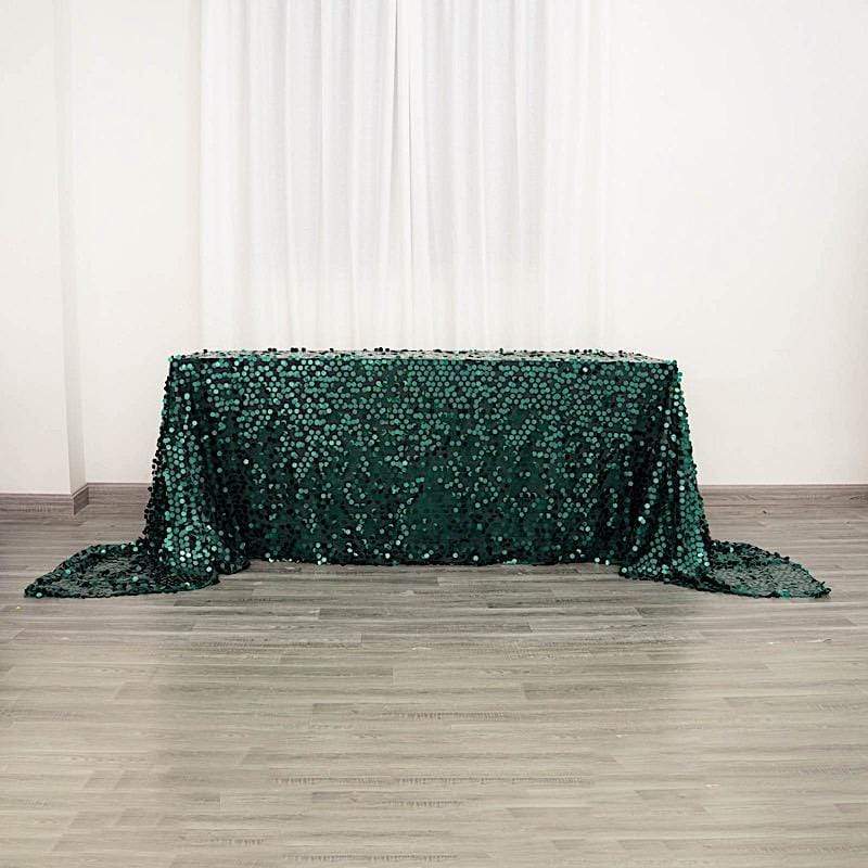 90x156" Large Payette Sequin Rectangular Tablecloth