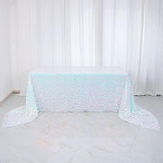 90x156" Large Payette Sequin Rectangular Tablecloth
