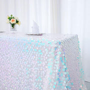 90x156" Large Payette Sequin Rectangular Tablecloth