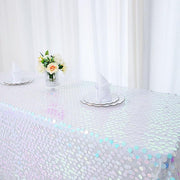 90x156" Large Payette Sequin Rectangular Tablecloth
