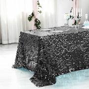 90x156" Large Payette Sequin Rectangular Tablecloth