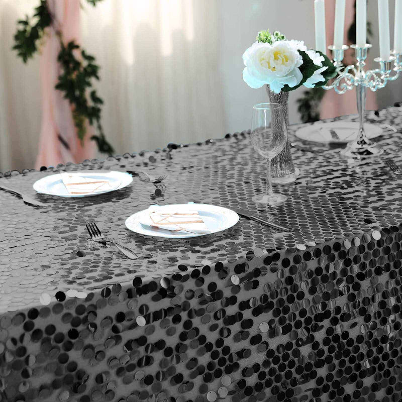 90x156" Large Payette Sequin Rectangular Tablecloth