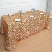 90x156" Large Payette Sequin Rectangular Tablecloth