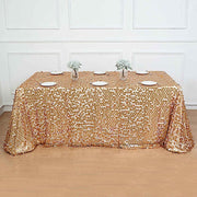 90x156" Large Payette Sequin Rectangular Tablecloth