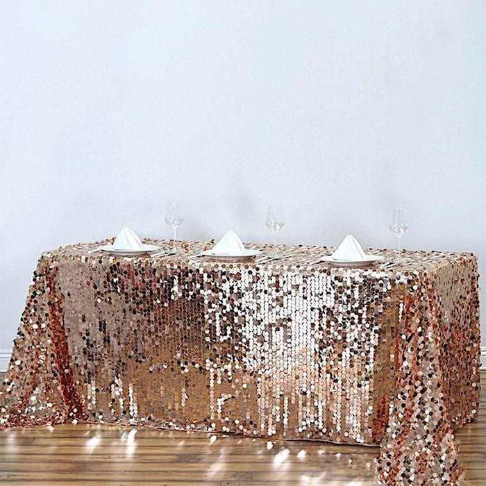 90x156" Large Payette Sequin Rectangular Tablecloth TAB_71_90156_046