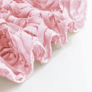 90x156" Satin Ribbon Roses Rectangle Tablecloth