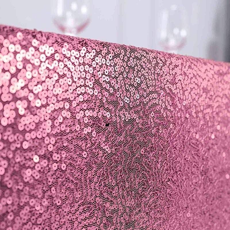 90x156" Sequined Rectangular Tablecloth