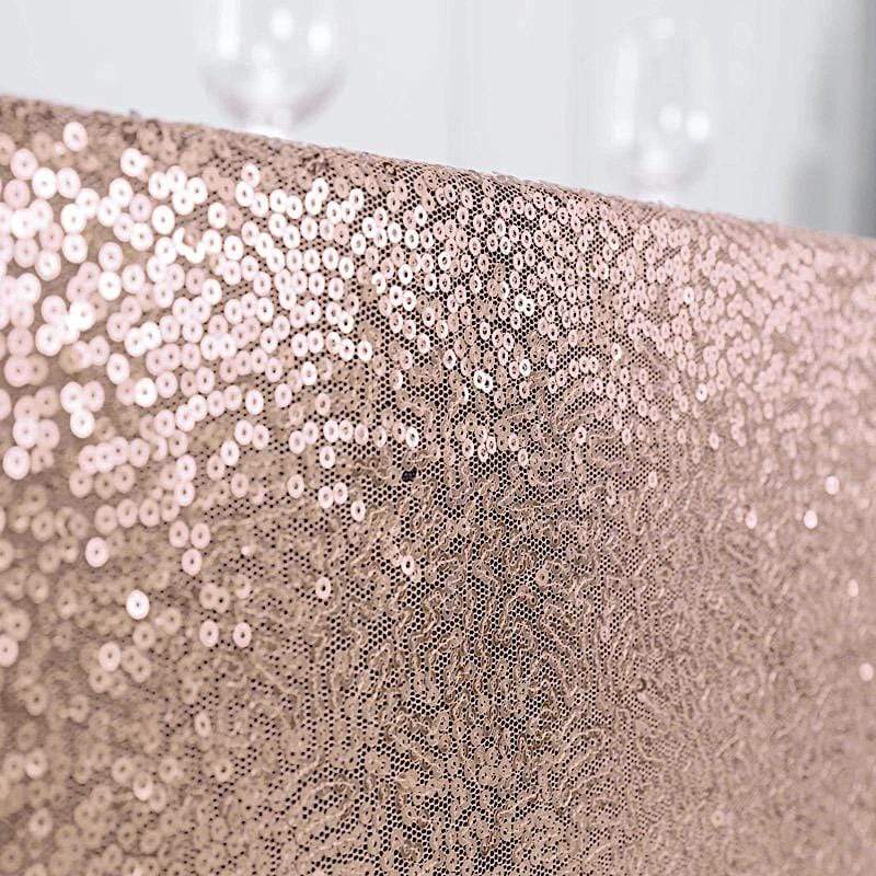 90x156" Sequined Rectangular Tablecloth