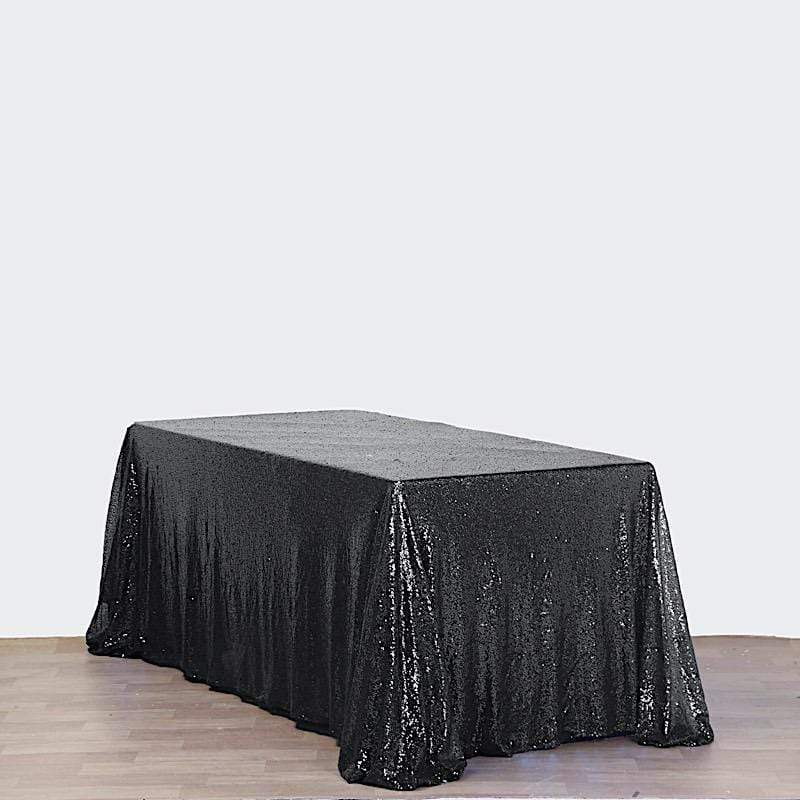 90x156" Sequined Rectangular Tablecloth