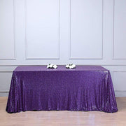 90x156" Sequined Rectangular Tablecloth
