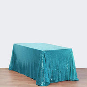90x156" Sequined Rectangular Tablecloth