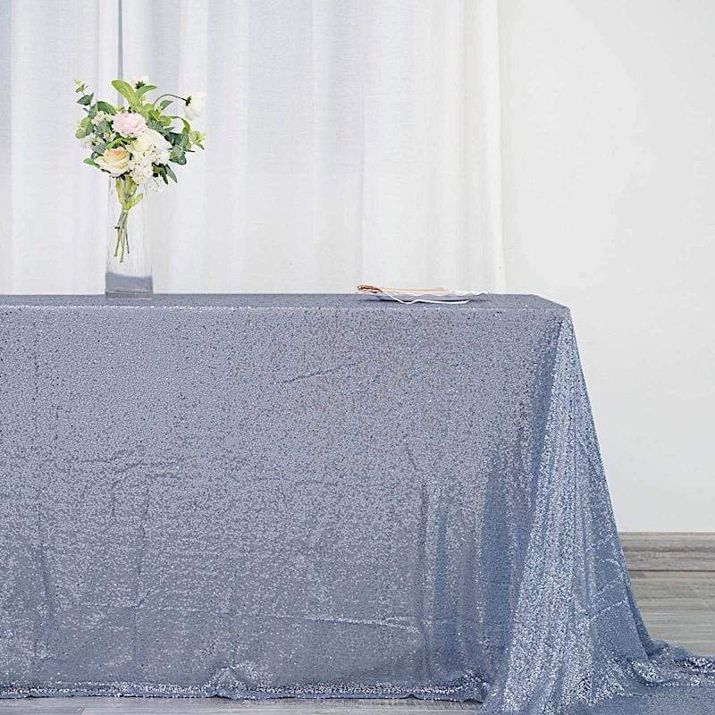 90x156" Sequined Rectangular Tablecloth
