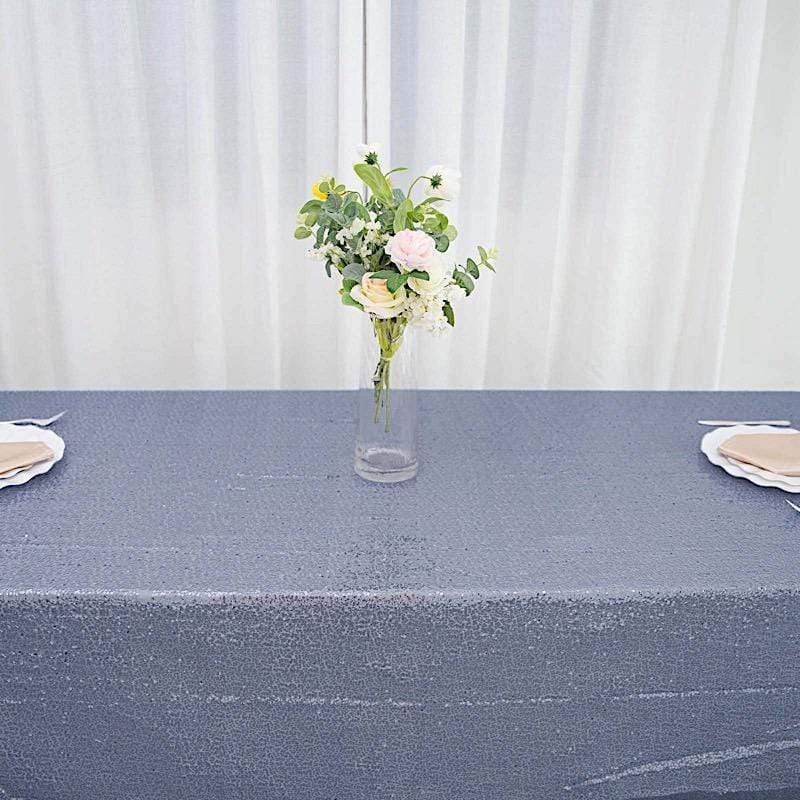 90x156" Sequined Rectangular Tablecloth