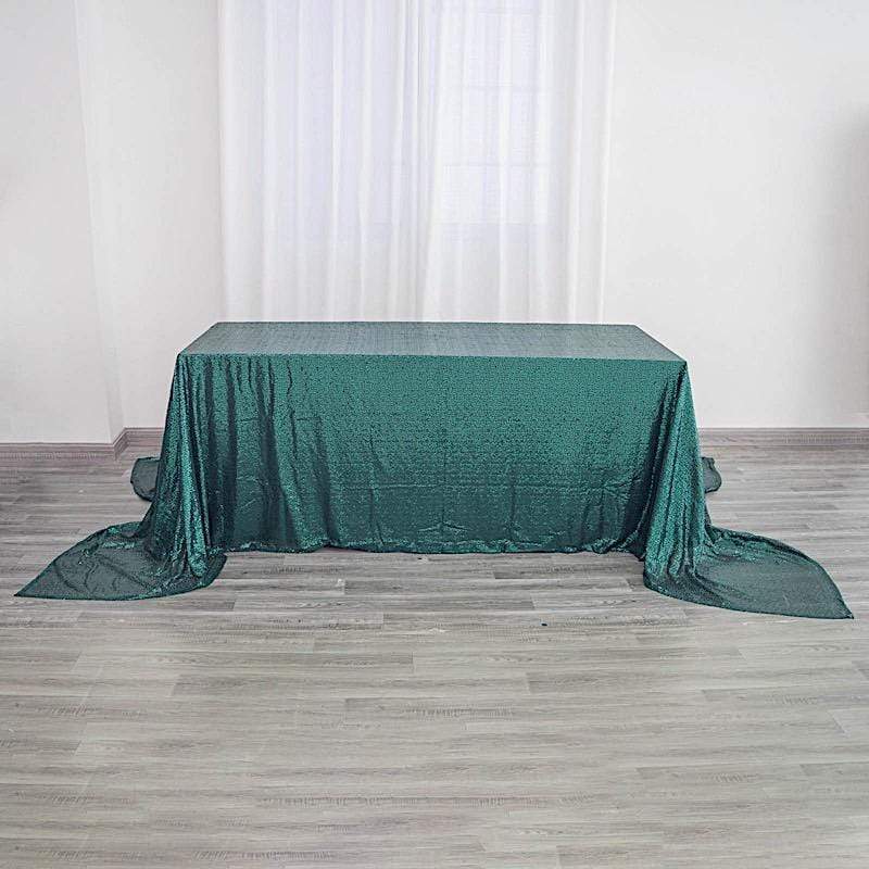 90x156" Sequined Rectangular Tablecloth