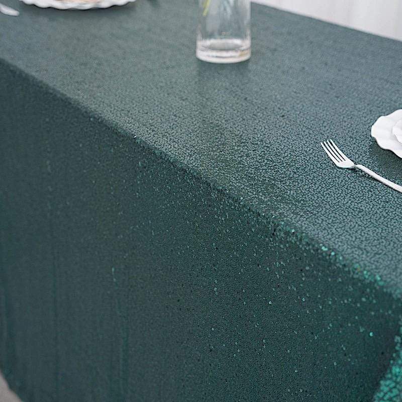 90x156" Sequined Rectangular Tablecloth