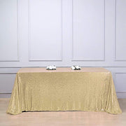 90x156" Sequined Rectangular Tablecloth