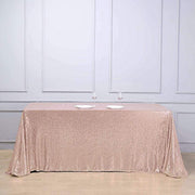 90x156" Sequined Rectangular Tablecloth
