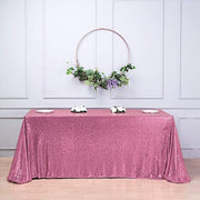 90x156" Sequined Rectangular Tablecloth