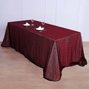 90x156" Sequined Rectangular Tablecloth