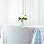 90x156" Sequined Rectangular Tablecloth
