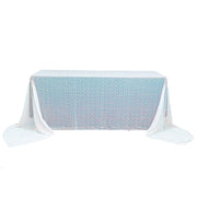 90x156" Sequined Rectangular Tablecloth TAB_02_90156_ABWB