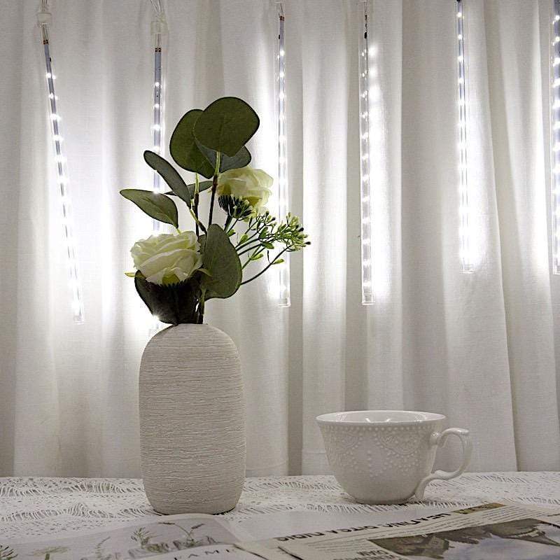 96" long Meteor Rain Sequence LED Lights - Clear LED_GRLD04_CLR