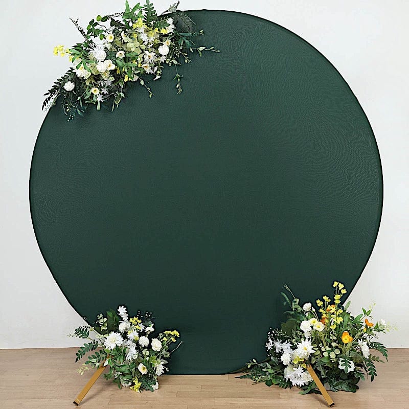 7.5 ft Fitted Spandex Round Backdrop Stand Cover Wedding Decorations