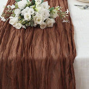 10 ft Cheesecloth Table Runner Cotton Wedding Linens